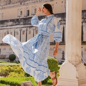 Sue Sartor Flounce Sky Palace Dress